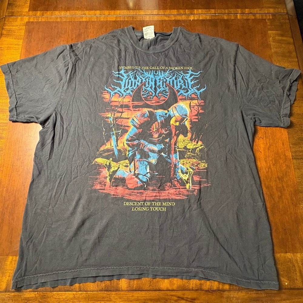 Lorna Shore Descent of the Mind Losing Touch Black Band Tee 2XL Metalcore